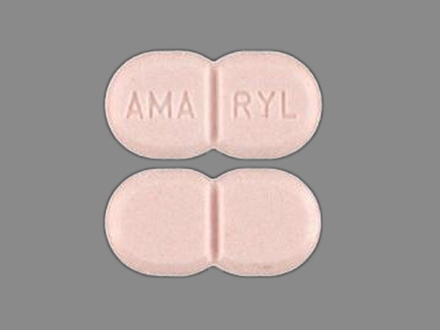 Blue Oval pill with imprint AMA;RYL — Amaryl Glimepiride 4 mg; (view 7)