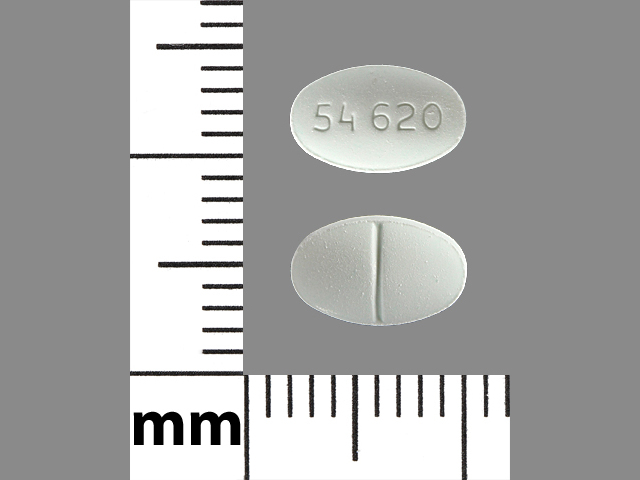 Blue Oval pill with imprint 54;620 — Triazolam Triazolam 0.25 mg; (view 3)