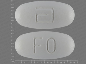 White Oval pill with imprint a,FO — Fenofibrate 145 mg (view 2)