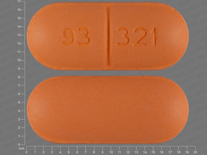 Orange Oval pill with imprint 93;321 — Diltiazem hydrochloride Diltiazem hydrochloride 120 mg; (view 2)