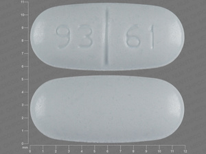 Blue Oval pill with imprint 93;61 — Sotalol hydrochloride Sotalol hydrochloride 80 mg; (view 2)