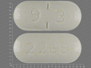 White Oval pill with imprint 9;3;2268 — Amoxicillin Amoxicillin 250 mg; (view 3)