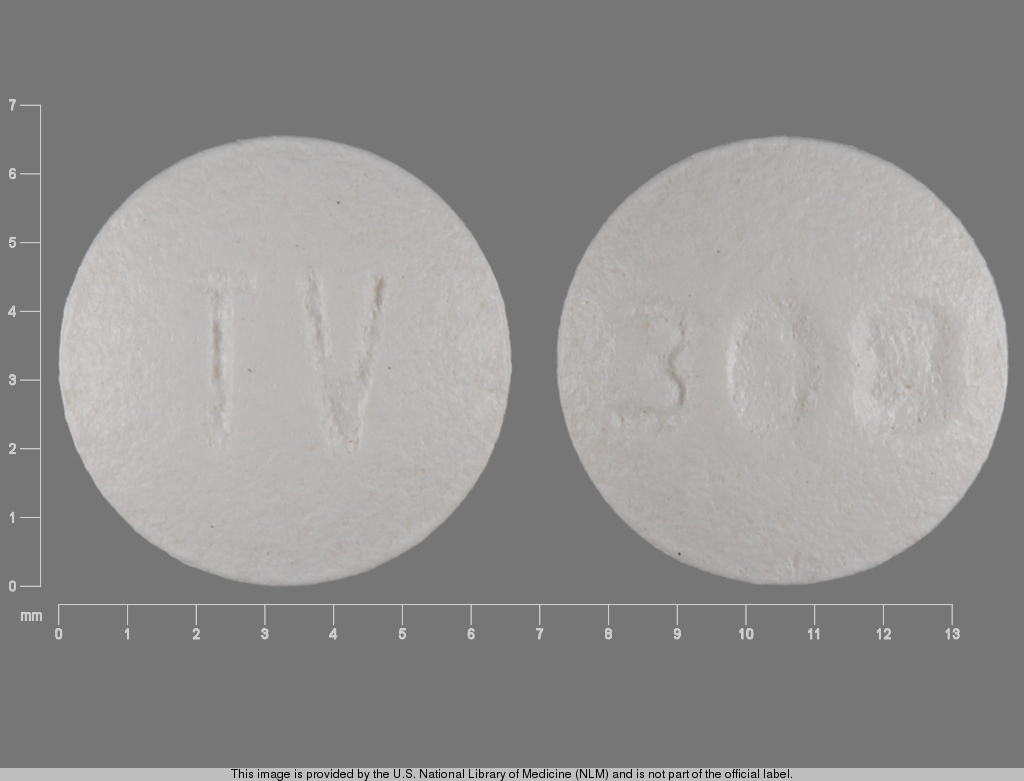 White Round pill with imprint TV;308 — Hydroxyzine hydrochloride 25 mg (view 2)