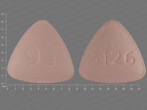 Pink Triangle pill with imprint 93;5126 — Benazepril hydrochloride Benazepril hydrochloride 20 mg; (view 2)