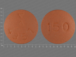 Brown Round pill with imprint 4357;150 — Ranitidine Ranitidine hydrochloride 150 mg; (view 2)