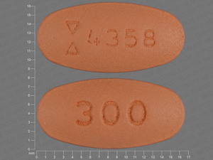 Brown Oval pill with imprint 4358;300 — Ranitidine Ranitidine hydrochloride 300 mg; (view 2)
