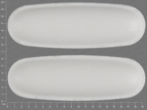 White Round pill — Niacin 500 mg (view 2)
