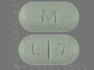 Green Oval pill with imprint M;L;7 — Levothyroxine sodium Levothyroxine sodium 88 ug; (view 2)