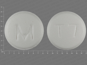 White Round pill with imprint M;T7 — Tramadol hydrochloride Tramadol hydrochloride 50 mg; (view 3)