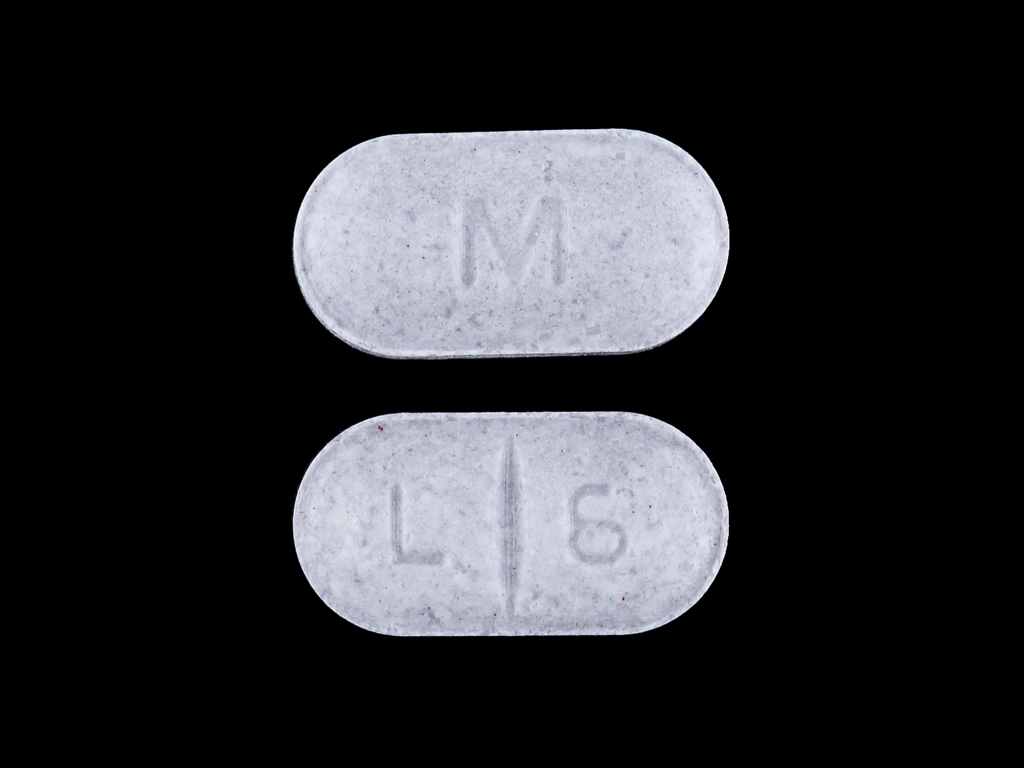 Purple Oval pill with imprint M;L;6 — Levothyroxine sodium 0.075 mg (view 2)