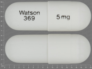White;white Capsule pill with imprint Watson;369;5;mg — Loxapine Loxapine succinate 5 mg; (view 2)
