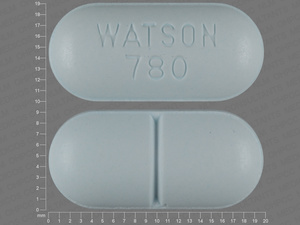 Blue Oval pill with imprint WATSON;780 — Sucralfate Sucralfate 1 g; (view 3)
