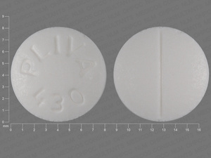 White Round pill with imprint PLIVA;430 — Metoclopramide 10 mg (view 2)