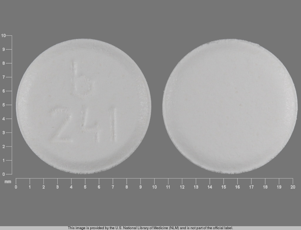 White Round pill with imprint b;241 — Mirtazapine 15 mg (view 2)