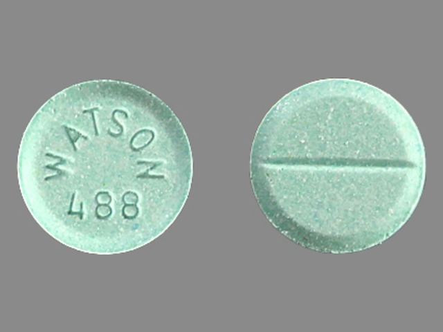 Green Round pill with imprint WATSON;488 — Estradiol Estradiol 2 mg; (view 2)