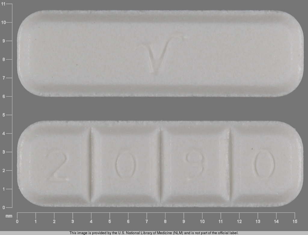 White Oval pill with imprint 2090;V — Alprazolam 2 mg (view 2)