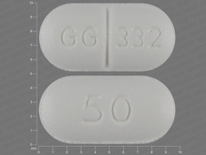 White Capsule pill with imprint 50;GG;332 — Levothyroxine sodium Levothyroxine sodium 50 ug; (view 2)