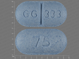 Purple Capsule pill with imprint 75;GG;333 — Levothyroxine sodium Levothyroxine sodium 75 ug; (view 2)