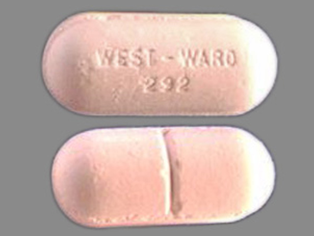 White Oval pill with imprint West;ward;292 — Methocarbamol Methocarbamol 750 mg; (view 2)