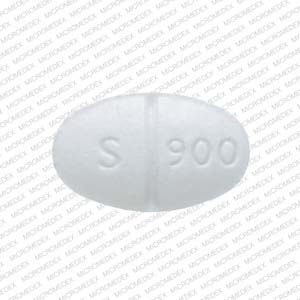 White Oval pill with imprint S900 — Alprazolam 0.25 mg (view 3)