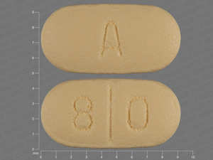 Yellow Capsule pill with imprint 0;8;A — Mirtazapine Mirtazapine 15 mg; (view 6)