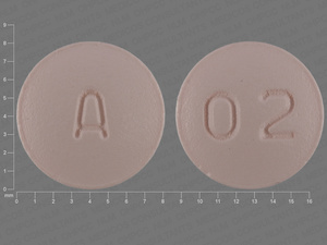Pink Round pill with imprint A;02 — Simvastatin Simvastatin 20 mg; (view 5)