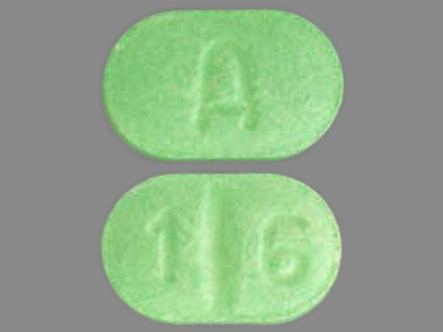 Green Capsule pill with imprint A;1;6 — Sertraline hydrochloride Sertraline hydrochloride 25 mg; (view 2)
