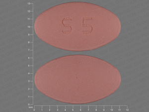 Red Oval pill with imprint S5 — Simvastatin Simvastatin 20 mg; (view 2)