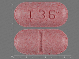 Pink Capsule pill with imprint I36 — Glyburide Glyburide 2.5 mg; (view 2)