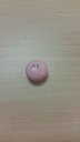 Yellow;pink;orange Round pill with imprint AS — Assorted fruit panned Calcium carbonate 750 mg; (view 2)
