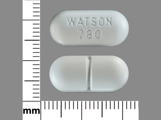 Blue Oval pill with imprint WATSON;780 — Sucralfate Sucralfate 1 g; (view 2)