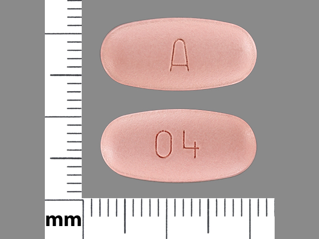 Pink Capsule pill with imprint A;04 — Simvastatin Simvastatin 80 mg; (view 4)