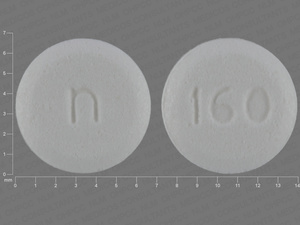 White Round pill with imprint 160;n — Misoprostol Misoprostol 100 ug; (view 2)