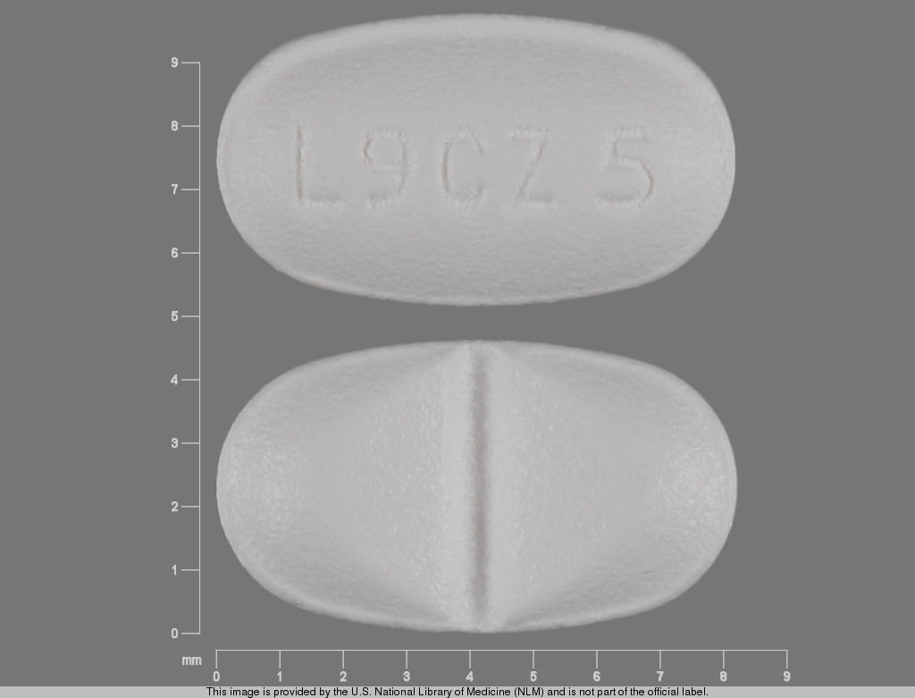 White Oval pill with imprint L9CZ;5 — Levocetirizine dihydrochloride 5 mg (view 2)