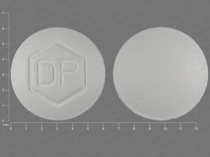 White Round pill with imprint DP — {21 (drospirenone/ethinyl estradiol/7 (inert ingredients 3 mg/0.03 mg/1 mg (view 2)