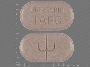 Brown Oval pill with imprint 3;WARFARIN;TARO — Warfarin sodium Warfarin sodium 3 mg; (view 4)