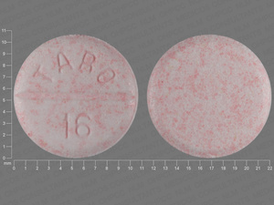 White Round pill with imprint TARO;16 — Carbamazepine Carbamazepine 100 mg; (view 3)