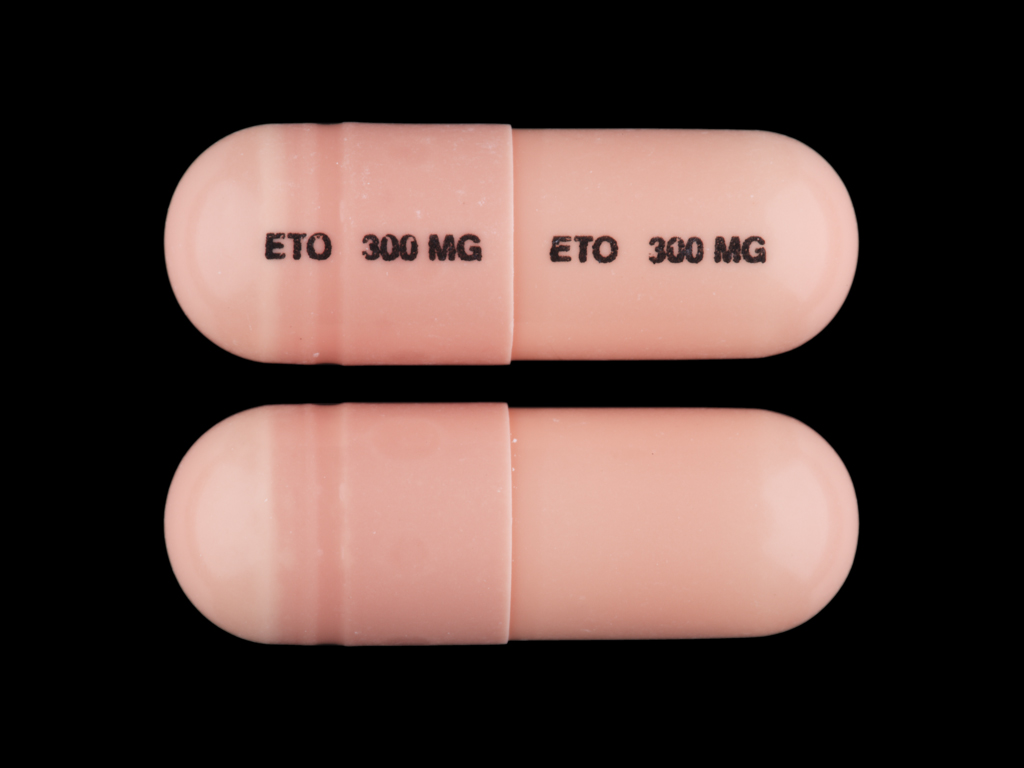 Pink Capsule pill with imprint ETO;300;MG — Etodolac Etodolac 300 mg; (view 3)