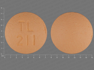Orange Round pill with imprint TL;211 — Cyclobenzaprine hydrochloride Cyclobenzaprine hydrochloride 5 mg; (view 2)