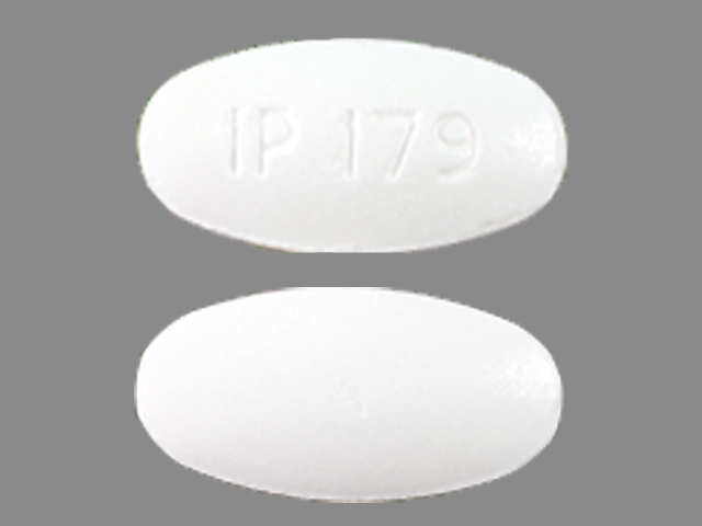 White Capsule pill with imprint IP;179 — Metformin hydrochloride Metformin hydrochloride 750 mg; (view 3)
