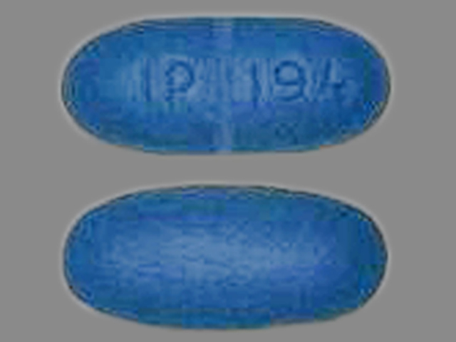 Blue Oval pill with imprint IP;194 — Naproxen sodium Naproxen sodium 550 mg; (view 2)