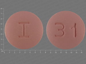 Pink Round pill with imprint I;31 — Rosuvastatin calcium Rosuvastatin calcium 20 mg; (view 2)