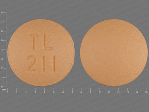 Orange Round pill with imprint TL;211 — Cyclobenzaprine hydrochloride Cyclobenzaprine hydrochloride 5 mg; (view 3)