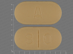 Yellow Capsule pill with imprint 0;8;A — Mirtazapine Mirtazapine 15 mg; (view 7)