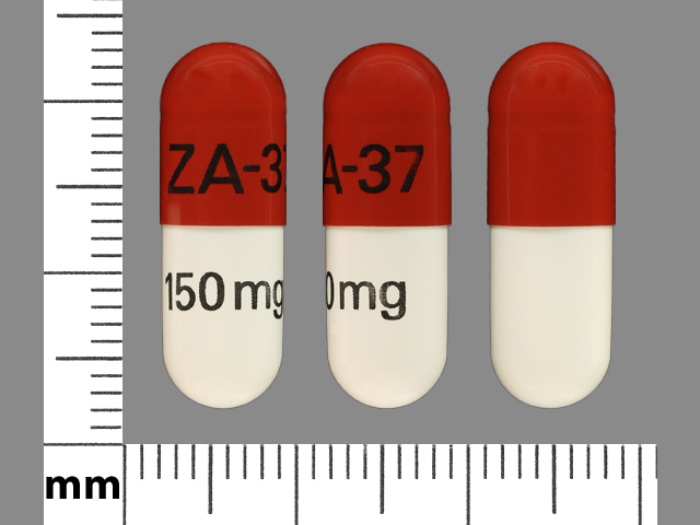 Orange;white Capsule pill with imprint ZA;37;150;mg — Venlafaxine hydrochloride Venlafaxine hydrochloride 150 mg; (view 3)