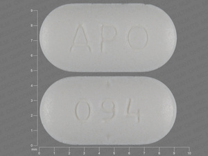 White Capsule pill with imprint APO;094 — Doxazosin Doxazosin mesylate 2 mg; (view 3)