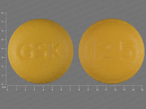 Yellow Round pill with imprint GSK;12;5 — Paroxetine hydrochloride Paroxetine hydrochloride hemihydrate 12.5 mg; (view 2)