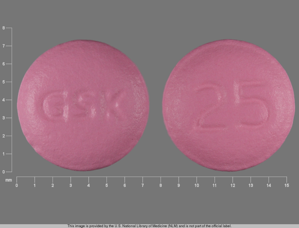 Pink Round pill with imprint GSK;25 — Paroxetine hydrochloride 25 mg (view 2)