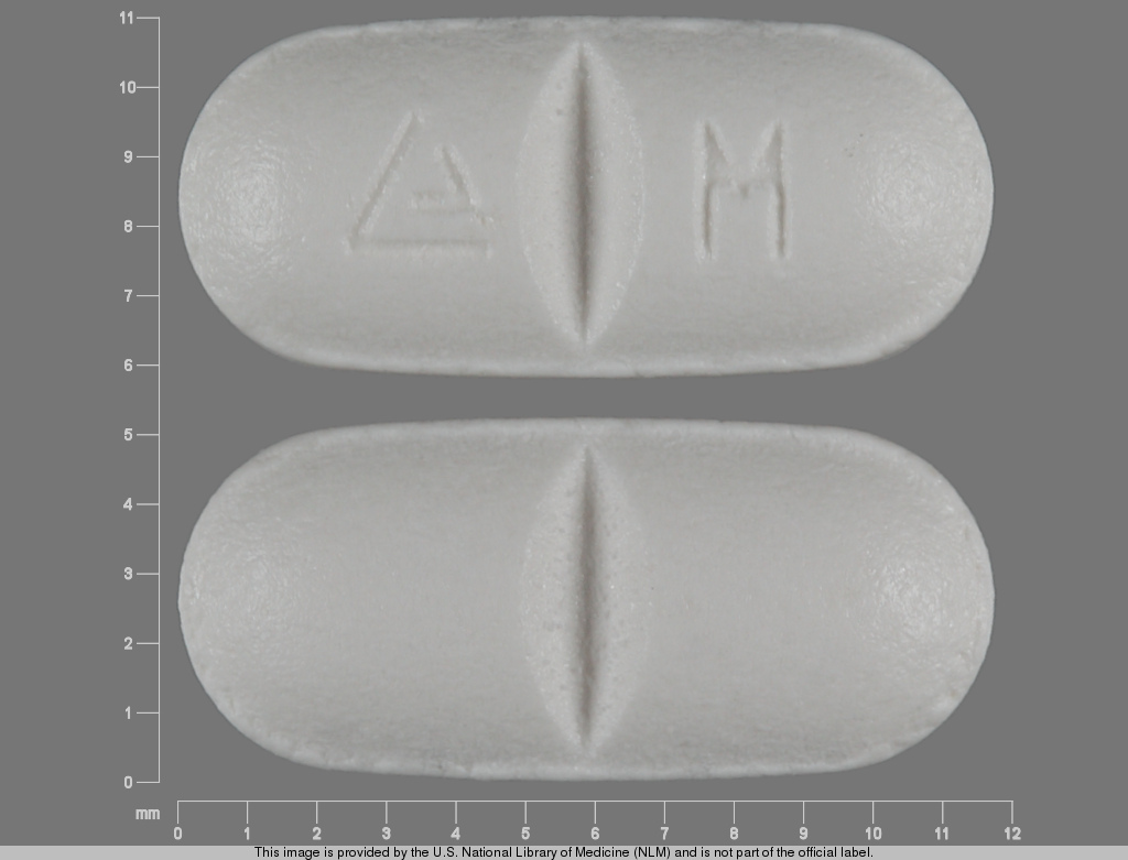 White Oval pill with imprint M — Metoprolol succinate Metoprolol succinate 25 mg; (view 2)