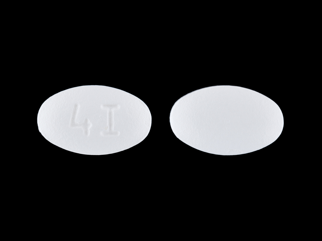 White Oval pill with imprint 4I — Ibu Ibuprofen 400 mg; (view 2)